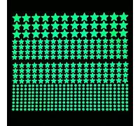 Fowybe Glow in The Dark Stars,Fluorescent Wall Sticker for Kids | Wall Decals Luminous Stars Wall Stickers Bedroom Ceiling Star Room Decor for Girls Kids Princess