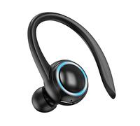 Fowybe In-Ear Wireless Ear Buds - Blue Tooth Wireless Ear Buds with Ear Hook for Meeting/Workout Usage - Blue Tooth Single Ear Headset Headphones, Ear Phones with Ear Hook/Touch Control
