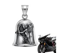 Fowybe Riding Bell - Riding Bell Biker Guardian - Good Luck Wear-resistant Motorcycle Accessories for Bicycles Man Valentine Motorcycle Gift Charm Biker Riders