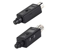 Fowybe U3 Wireless Condenser Microphone System, Wireless Microphone Transmitter and Receiver for Dynamic Microphone, Audio Mixer Microphone Radio System