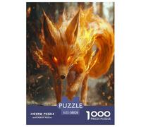 Fox 1000 Piece Jigsaw Puzzle For Adults Family Challenge Toys Stress Relief Puzzle Cultivate The Spirit of Teamwork for Men, Women, Elders, Seniors 38x26cm/1000pcs