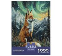 Fox 1000 Piece Jigsaw Puzzle For Adults Family Challenge Toys Stress Relief Puzzle Cultivate The Spirit of Teamwork for Men, Women, Elders, Seniors 70x50cm/1000pcs