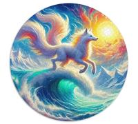 Fox 1000 Piece Jigsaw Puzzle for Kids And Adults Animal Theme Colourful Jigsaws Educational Games Great Gift 1000pcs (67.5x67.5cm)