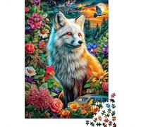 Fox 1000 Piece Jigsaw Puzzle with Whimsical Design - A Charming Challenge for Adults And Kids Age 14 Years Up38x26cm/1000pcs