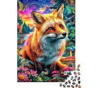 Fox 1000 Piece Jigsaw Puzzle with Whimsical Design - A Charming Challenge for Adults And Kids Age 14 Years Up52x38cm/1000pcs