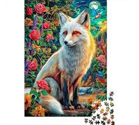 Fox 1000 Piece Jigsaw Puzzle with Whimsical Design - A Charming Challenge for Adults And Kids Age 14 Years Up70x50cm/1000pcs