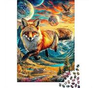 Fox 1000 Piece Jigsaw Puzzle with Whimsical Design - A Charming Challenge for Adults And Kids Age 14 Years Up52x38cm/1000pcs
