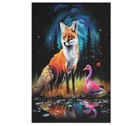 Fox 1000 Piece Wooden Jigsaw Puzzles for Adults Puzzle Learning Educational Toys Family Games for Kids Jigsaws 78×53cm