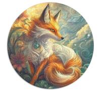 Fox 1000 Pieces Jigsaw Puzzles For Adults Educational Games Stress Relieving Entertainment Cultivate The Spirit of Teamwork for Family Decorations 1000pcs (67.5x67.5cm)