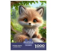 Fox 1000 Pieces Jigsaw Puzzles Multicoloured For Adults And Kids Educational Games Home Decoration Birthday Presents Gifts 52x38cm/1000pcs