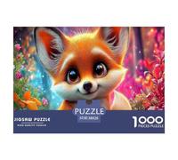 Fox 1000 Pieces Premium Jigsaw Animal Age 14+ for Adults Quirky, Abstract Design, Fun Details, Educational, Challenging Puzzle Games 38x26cm/1000pcs