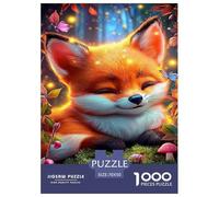 Fox 1000 Pieces Premium Jigsaw Cute Animals Creative Age 14+ for Adults Quirky, Abstract Design, Fun Details, Educational, Challenging Puzzle Games 70x50cm/1000pcs