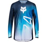 FOX 180 Air Haze Motocross Jersey, blue, size S for Men