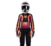 FOX 180 Ballast Ladies Motocross Jersey, black-red-orange, size L for Women