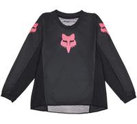 FOX 180 Blackout Girls Motocross Jersey, black/hotpink, size K-M