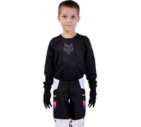 Fox Racing Kids Blackout Jersey, windbreakers, Unisex Kids, Black, KS