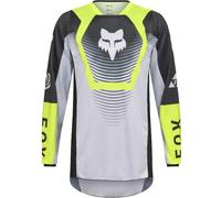 FOX 180 Collect Motocross Jersey, black-grey-yellow, size L for Men