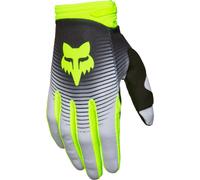 FOX 180 Collect Motocross Gloves, black-white-yellow, size S for Men