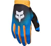 FOX 180 Collect Motocross Gloves, blue/orange, size L