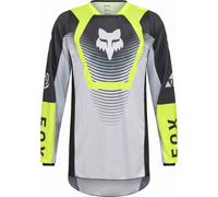 FOX 180 Collect Motocross Jersey, black-grey-yellow, size M for Men