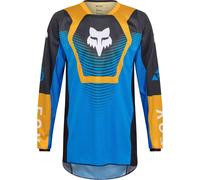 FOX 180 Collect Motocross Jersey, blue-yellow, size XL for Men