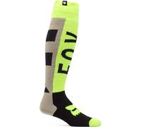 FOX 180 Collect Motocross Socks, grey-yellow, size S for Men