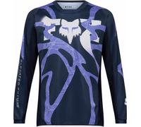 FOX 180 Diffuse Special Edition Youth Motocross Jersey, blue/purple, size YXL