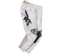 FOX 180 Diffuse Special Edition Youth Motocross Pants, white/black, size 26