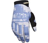 FOX 180 Digi Image Motocross Gloves, light blue, size XL
