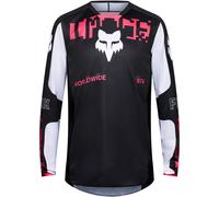 FOX 180 Digi Image Motocross Jersey, black-pink, size L for Men