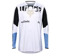FOX 180 Digi Image Motocross Jersey, white, size M for Men