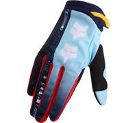 FOX 180 Elevated Youth Motocross Gloves, blue, size L