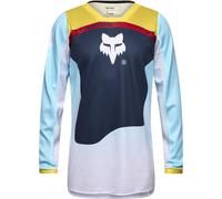 FOX 180 Elevated Youth Motocross Jersey, blue, size S for Men