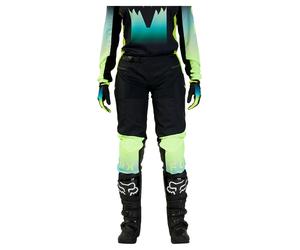 FOX 180 Flora Motocross Trousers Black/Yellow/Blue 10