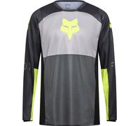 FOX 180 Flow Motocross Jersey, black-yellow, size XL for Men