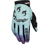FOX 180 Hello Future Special Edition Motocross Gloves, white-yellow, size XL for Men