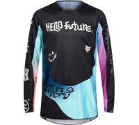 FOX 180 Hello Future Special Edition Motocross Jersey, black, size XXL