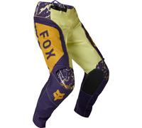FOX 180 Image Print Motocross Pants, purple-yellow, size 38 for Men