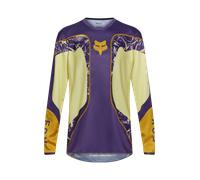 FOX 180 Image Print Motocross Jersey, purple-yellow, size XL for Men