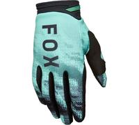 FOX 180 Kairos Motocross Gloves, black-turquoise, size XL for Men