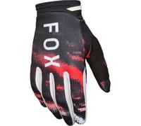 FOX 180 Kairos Motocross Gloves, black-white-red, size L for Men
