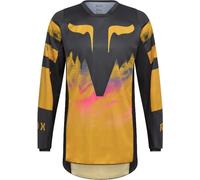 FOX 180 Kairos Motocross Jersey, black-yellow, size XL for Men