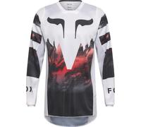 FOX 180 Kairos Motocross Jersey, black-white-red, size M for Men