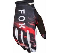FOX 180 Kairos Motocross Gloves, black-white-red, size S for Men