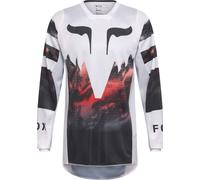 FOX 180 Kairos Motocross Jersey, black-white-red, size M for Men