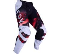 FOX 180 Kairos Motocross Pants, black-white-red, size 38 for Men
