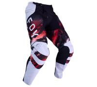 FOX 180 Kairos MX Trousers White/Fluorescent Red30 White,Fluorescent Red