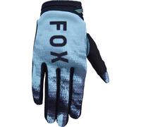 FOX 180 Kairos Youth Motocross Gloves, light blue/black, size M