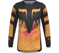 FOX 180 Kairos Youth Motocross Jersey, black-yellow, size M