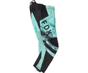 FOX 180 Kairos Youth Motocross Pants, black-turquoise, size 28